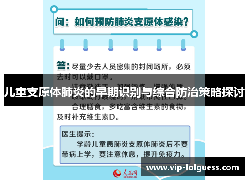 儿童支原体肺炎的早期识别与综合防治策略探讨